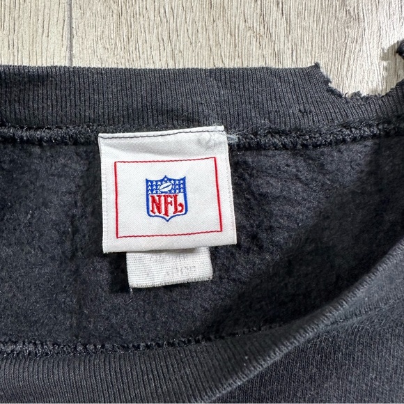 Vintage NFL Pittsburgh Steelers 2004 Black Sweatshirt Size XL - Picture 4 of 10